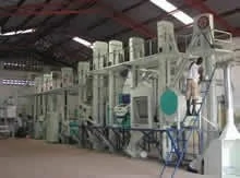 100 Tons fully automatic rice mill plant